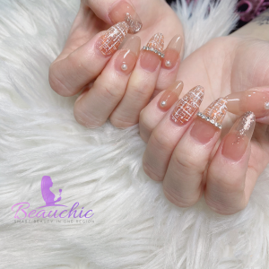 Gel Manicure with 10 Nails Extensions